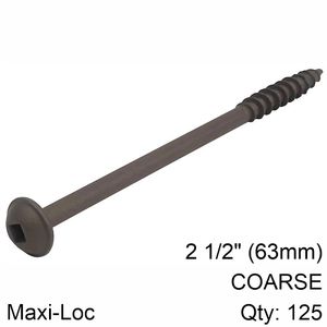 KREG Hd Protec Kote Pocket Hole Screws 64mm 2.50' #14 Coarse Thread Mx